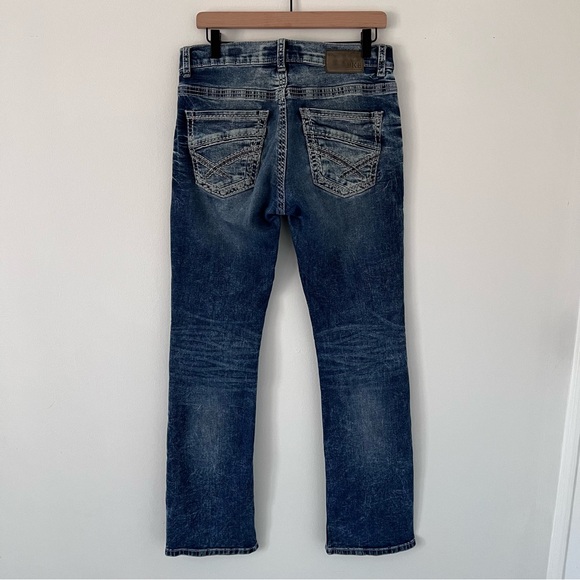 Buckle BKE Aiden Bootleg Bootcut Denim Jeans Mens 32 Long AVS21148 - Picture 3 of 16